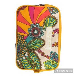TRINA TURK FOR CLINIQUE COSMETICS BAG, Multi-Color, Floral-Paisley